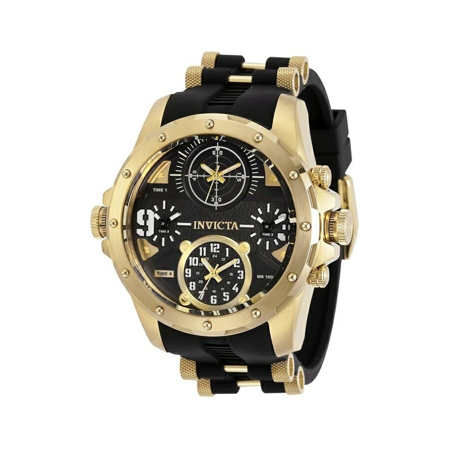 インヴィクタ メンズ Coalition Forces 石英時辰儀 黒いこと 31141 Invicta Mens Coalition Forces Quartz Watch, Black, 31141