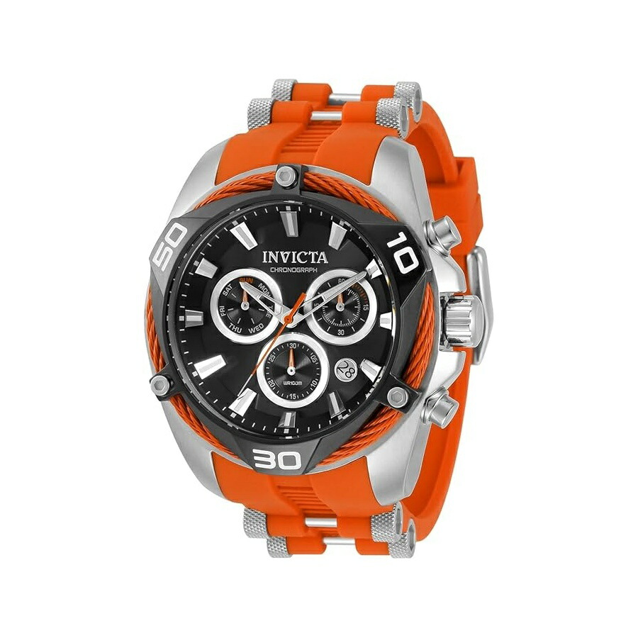 インヴィクタ メンズ 雄捩子 石英時辰儀 オレンジ色 31314 Invicta Mens Bolt Quartz Watch, Orange, 31314