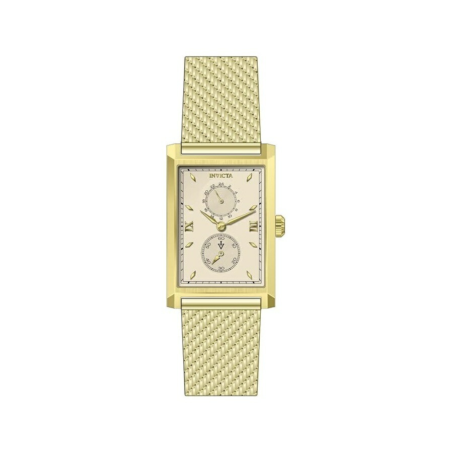 インヴィクタ メンズ ヴィンテージ 30mm ステンレススチール クォーツ時計 ゴールド (モデル: 46862) Invicta Men's Vintage 30mm Stainless Steel Quartz Watch, Gold (Model: 46862)｜i-selection