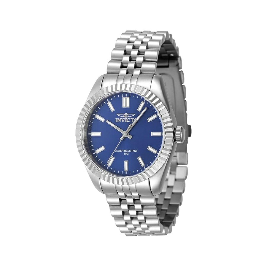 インヴィクタ Speciality 47497 レディースウォッチ 防水 アナログ クォーツムーブメント ステンレススチール ブルーダイヤル 36mm Invicta Specialty 47497 Women's Watch Waterproof Analogue Quartz Movement Stainless Steel with Blue dial 36mm|i-selection