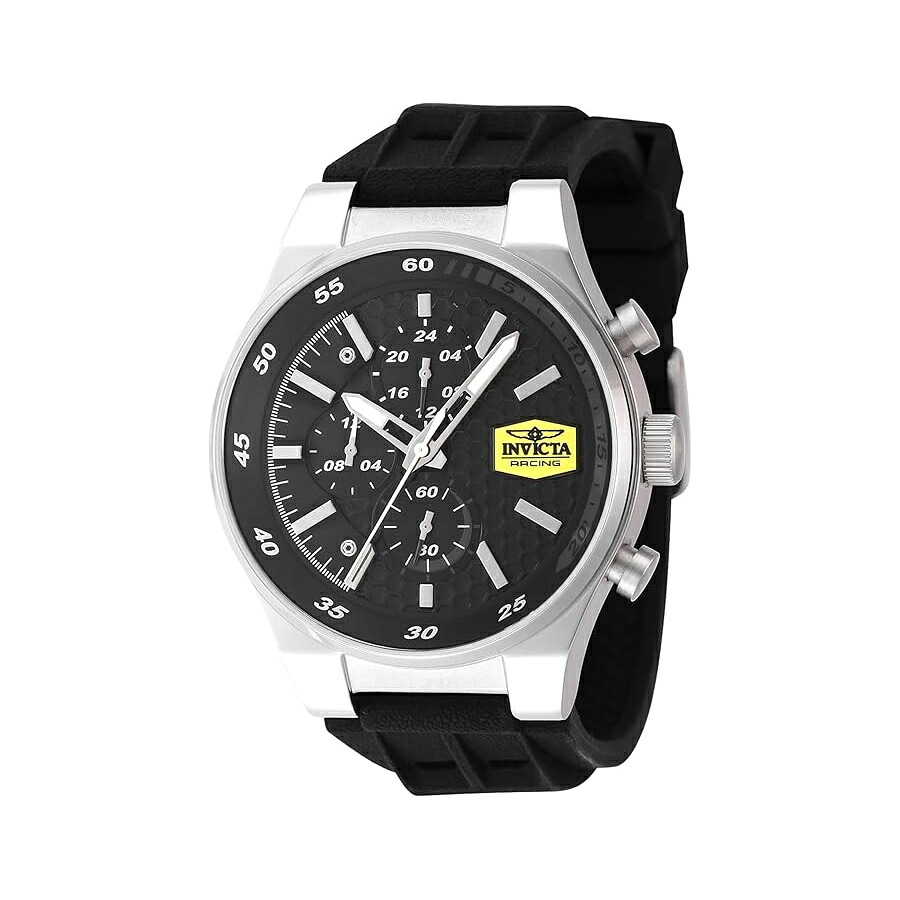 インヴィクタ レーシング メンズ 44mm ステンレススチール スチール ブラック ダイヤル VD38 クォーツ Invicta Racing Men 44mm Stainless Steel Steel Black dial VD38 Quartz｜i-selection