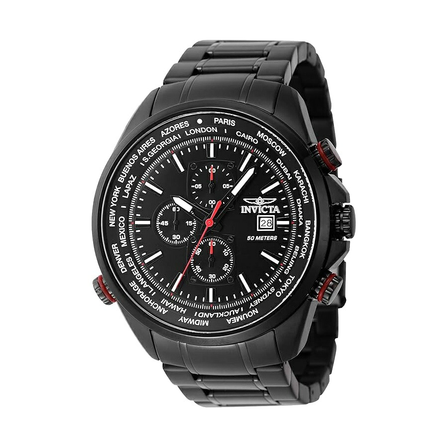 インヴィクタ アビエーター メンズ 50mm クォーツ Invicta Aviator Men 50mm Quartz|i-selection