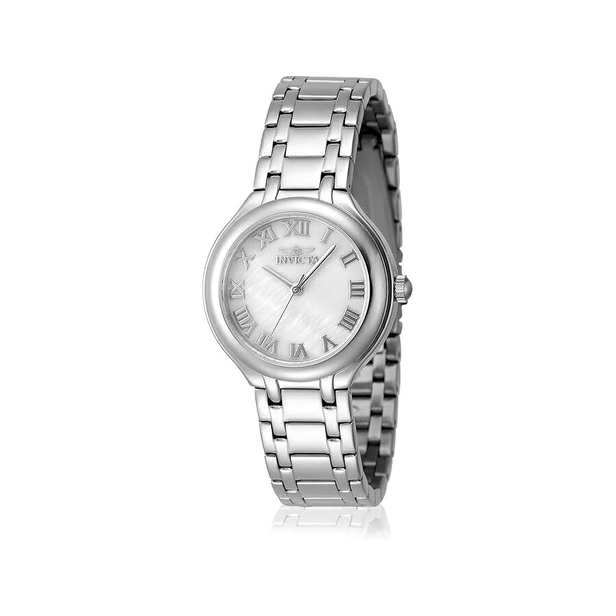 インヴィクタ ワイルドフラワー レディ 32mm ステンレススチール スチール ホワイトダイヤル Invicta Wildflower Lady 32mm Stainless Steel Steel White dial｜i-selection