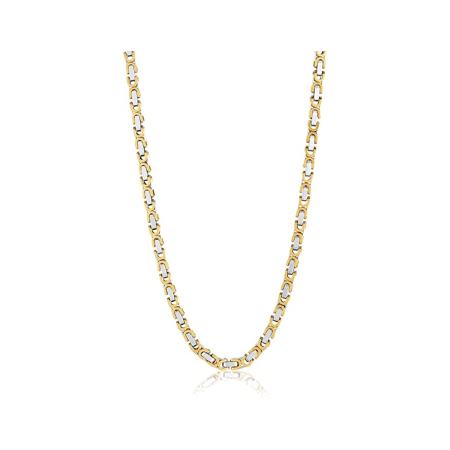 インヴィクタ ジュエリー アクセサリー ステンレススチール ネックレス メンズ ポリッシュビザンチン チェーン (8mm) 26インチ インヴィクタ ジュエリー アクセサリー Stainless Steel Necklace for Men, Polished Byzantine Chain (8mm) 26-Inch｜i-selection 15,358円