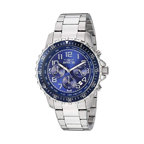 インビクタ 腕時計 INVICTA インヴィクタ メンズ 男性用 6621 Invicta Men's 6621 II Collection Chronograph Stainless Steel Silver/Blue Dial Watch