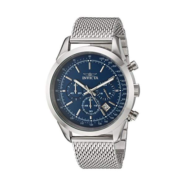 インビクタ 腕時計 INVICTA インヴィクタ スピードウェイ メンズ 男性用 24209 Invicta Men's Speedway Quartz Watch with Stainless-Steel Strap, Silver, 22 (Model: 24209)