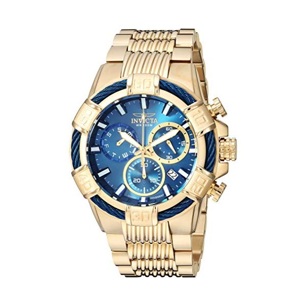 インビクタ 腕時計 INVICTA インヴィクタ ボルト メンズ 男性用 25866 Invicta Men's Bolt Quartz Watch with Stainless-Steel Strap, Gold, 30 (Model: 25866)