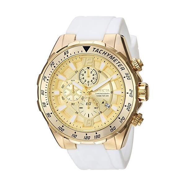 最先端 インビクタ 腕時計 Invicta インヴィクタ アビエーター メンズ 男性用 Invicta Men S Aviator Quartz Watch With Silicone Strap White 26 Model 期間限定送料無料 Aerodynamicinc Com