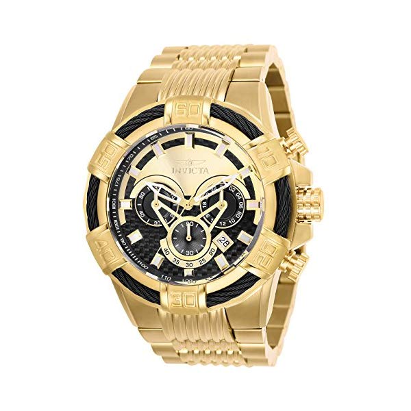 インビクタ 腕時計 INVICTA インヴィクタ ボルト メンズ 男性用 25543 Invicta Men's Bolt Quartz Stainless-Steel Strap, Gold, 30 Casual Watch (Model: 25543)｜i-selection