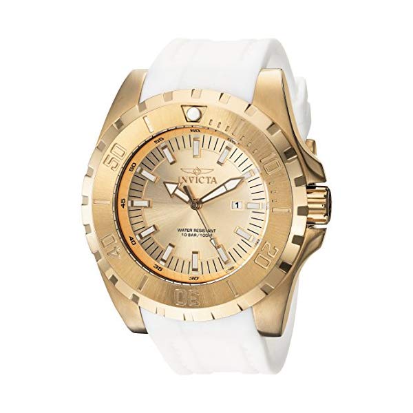 インビクタ 腕時計 INVICTA インヴィクタ プロダイバー メンズ 男性用 23740 Invicta Men's 'Pro Diver' Quartz Stainless Steel and Polyurethane Casual Watch, Color:Gold (Model: 23740) 20,048円