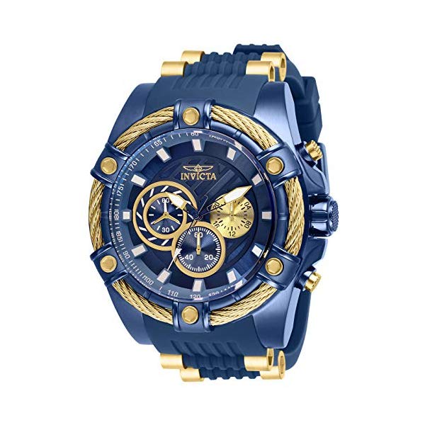 インビクタ 腕時計 INVICTA インヴィクタ ボルト メンズ 男性用 28019 Invicta Men's Bolt Quartz Watch with Stainless Steel Strap, Blue, 26 (Model: 28019)