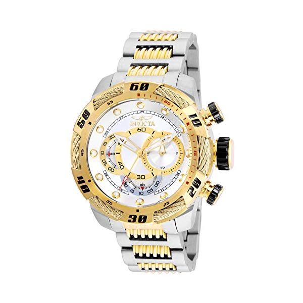 インビクタ 腕時計 INVICTA インヴィクタ スピードウェイ メンズ 男性用 25480 Invicta Men Speedway Quartz Stainless-Steel Strap, Two Tone, 24 Casual Watch (Model: 25480)