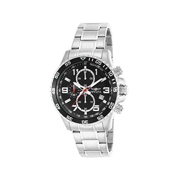 インビクタ 腕時計 INVICTA インヴィクタ スペシャリティ メンズ 男性用 14875 Invicta Men's 14875 Specialty Chronograph Black Textured Dial Stainless Steel Watch｜i-selection 19,743円