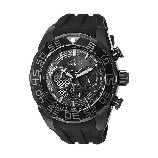 インビクタ 腕時計 INVICTA インヴィクタ スピードウェイ メンズ 男性用 26309 Invicta Men Speedway Stainless Steel Quartz Watch with Silicone Strap, Black, 32 (Model: 26309)