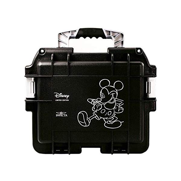 60 Off インビクタ Invicta インヴィクタ 腕時計 ウォッチ ディズニー ケース Boxのみ Invicta Three Slot Impact Resistant Black Disney Mickey Dive Storage Collector Case Watch Box 独創的 Www Faan Gov Ng