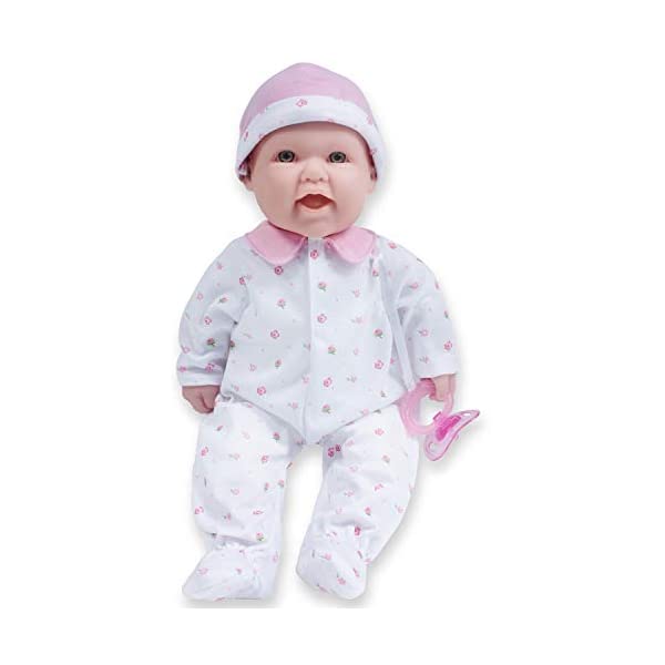 JCトイズ ベビードール 赤ちゃん人形 着せ替え おままごと ジェーシートイズ JC Toys JC Toys Caucasian 16-inch Medium Soft Body Baby Dolla Baby | Washable |Removable Pink Outfit w/ Hat | for Children 12 Months +