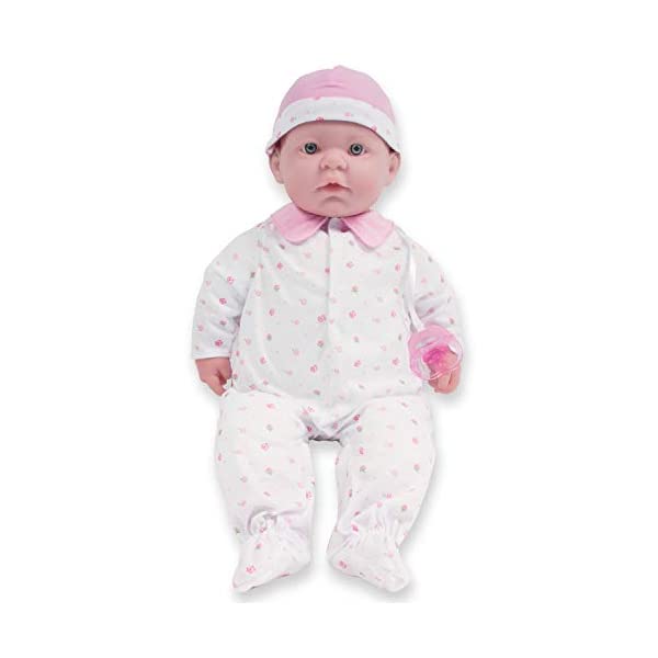 JCトイズ ベビードール 赤ちゃん人形 着せ替え おままごと ジェーシートイズ JC Toys Caucasian 20-inch Large Soft Body Baby Doll JC Toys - La Baby | Washable |Removable Pink Outfit w/ Hat and Pacifier | For Children 2 Years +