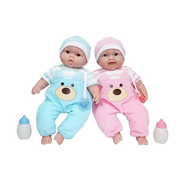 着せ替え人形 ディズニープリンセスのベビーグッズも大集合 Toys Jc Dolls Baby Body Soft Realistic 13 Twin Toys Jc ジェーシートイズ おままごと 着せ替え 赤ちゃん人形 ベビードール Jcトイズ Caucasian Blue And Pink Accessories And Outfits