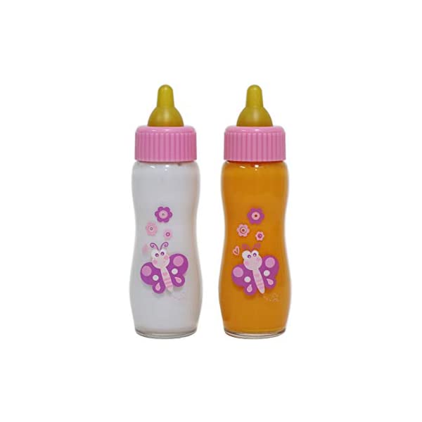 JCトイズ ベビードール 赤ちゃん人形 着せ替え おままごと ジェーシートイズ JC Toys JC Toys Deluxe Disappearing Magic Bottles | Fits All Dolls | Milk and Juice | Butterfly Theme | Ages 2+ 6,228円