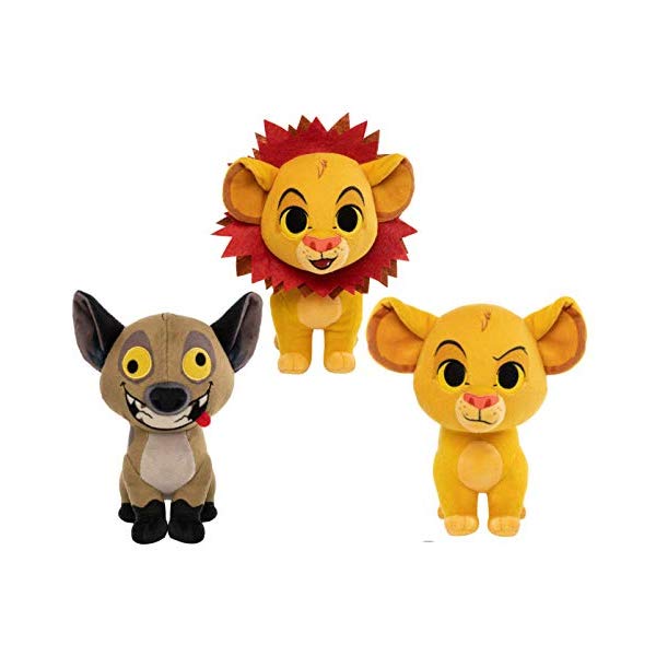 lion king hyena plush set