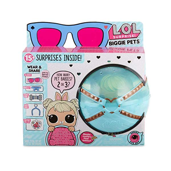 LOLサプライズ 手あそび グッズ 図形 あやつり人形 流行り物お人形さん L.O.L. Surprise! Biggie Pet- Cottontail Q.T.
