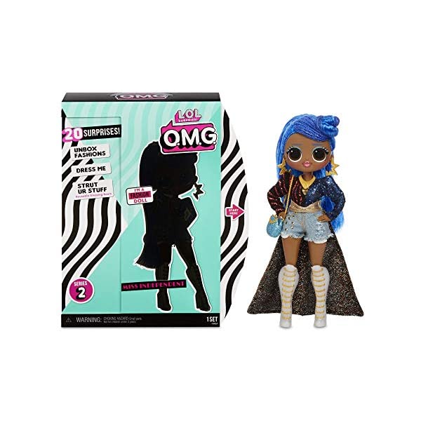 LOLサプライズ おもちゃ グッズ フィギュア 人形 ファッションドール L.O.L. Surprise! O.M.G. Miss Independent Fashion Doll with 20 Surprises,Multicolor|i-selection