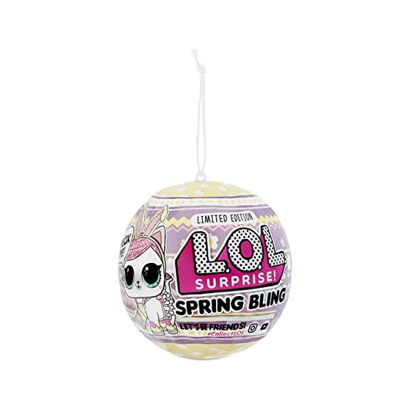 LOLサプライズ ペット おもちゃ グッズ フィギュア 人形 ファッションドール L.O.L. Surprise! Spring Bling Limited Edition Pet with 7 Surprises, Multicolor, (Model: 570424)