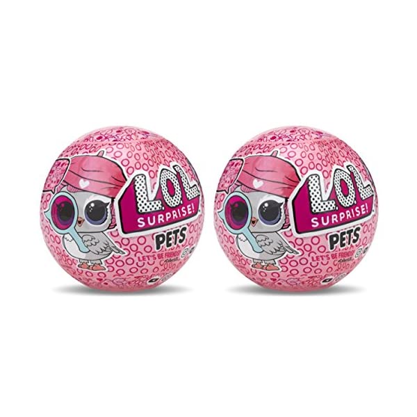 LOLサプライズ 2個セット おもちゃ グッズ フィギュア 人形 ファッションドール L.O.L. Surprise! Pets Series 4 (2 Pack), Standard|i-selection