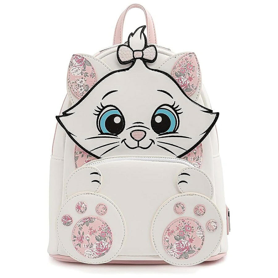 Loungefly ディズニー マリー フローラル Footsy レディース ダブルストラップ ショルダーバッグ 財布 Loungefly Disney Marie Floral Footsy Womens Double Strap Shoulder Bag Purse｜i-selection