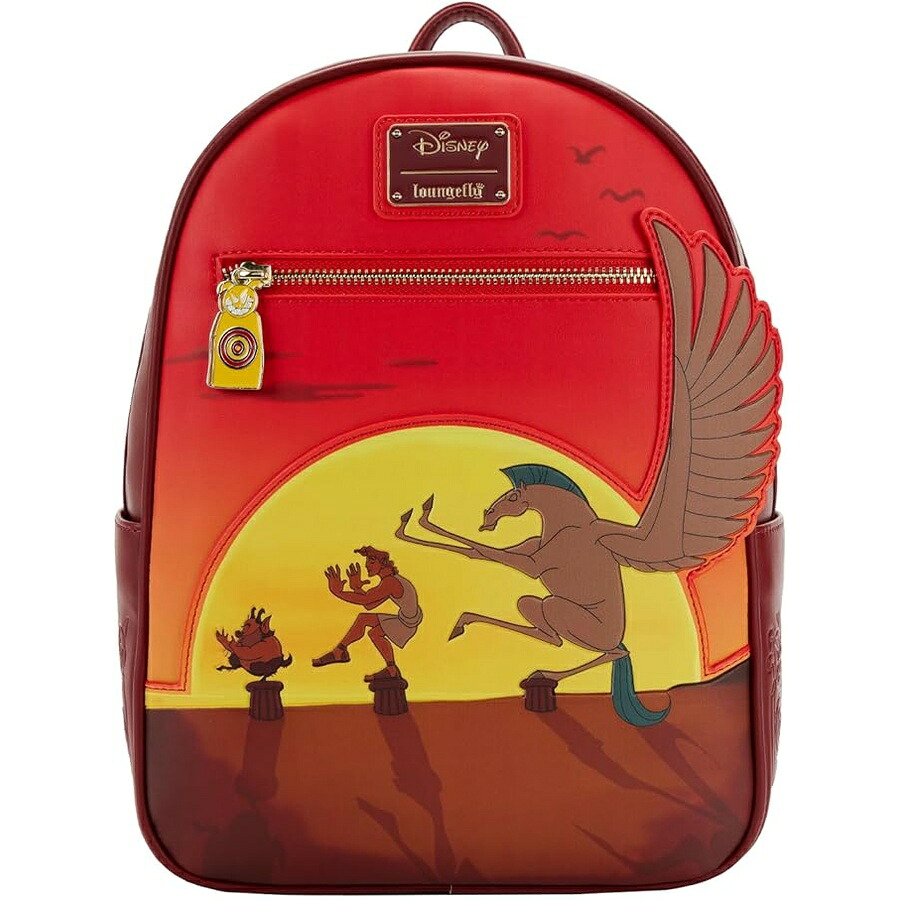 ラウンジフライ ディズニー ヘラクレス 25周年記念 サンセット MINI バックパック Loungefly Disney Hercules 25TH Anniversary Sunset MINI Backpack|i-selection