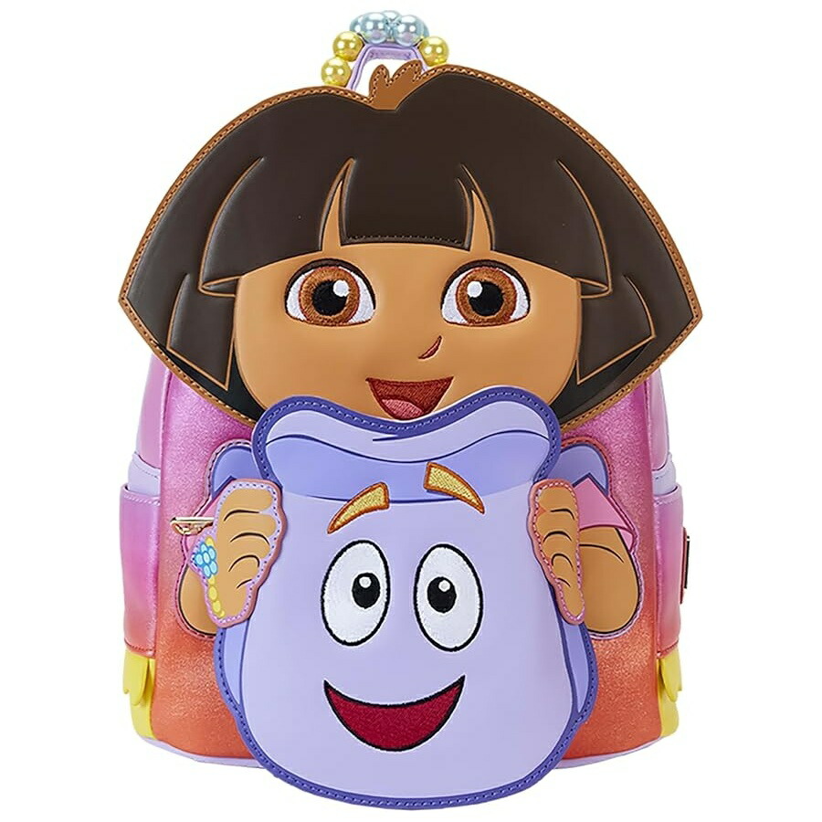 ドーラ エクスプローラー コスプレ ミニ うしろ側風呂敷き包み - Loungefly Dora Explorer Cosplay Mini-Backpack - Loungefly