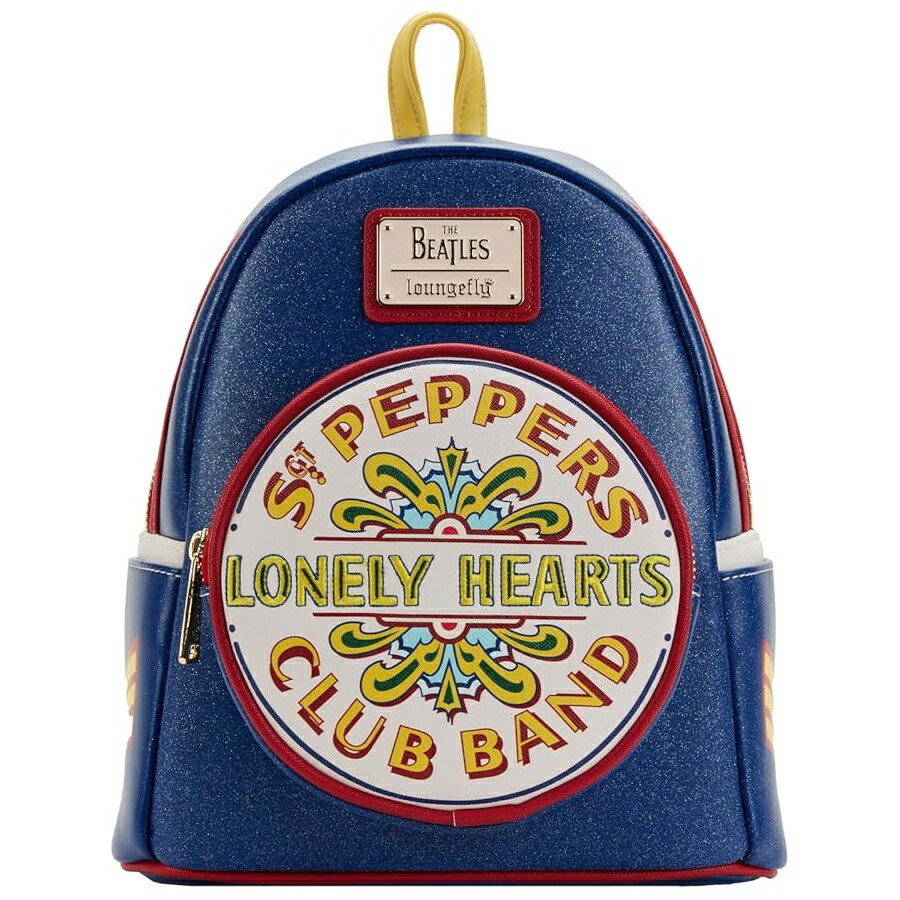 待ち合い室飛球 ビートルズ SGT ペッパーズ MINI うしろ側容器に並べる Loungefly The Beatles SGT Peppers MINI Backpack