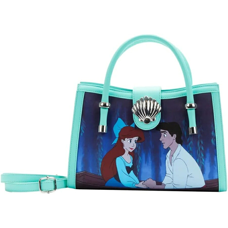 ラウンジフライ ディズニー リトル・マーメイド プリンセス シーン シリーズ クロスボディバッグ Loungefly Disney The Little Mermaid Princess Scenes Series Crossbody Bag|i-selection