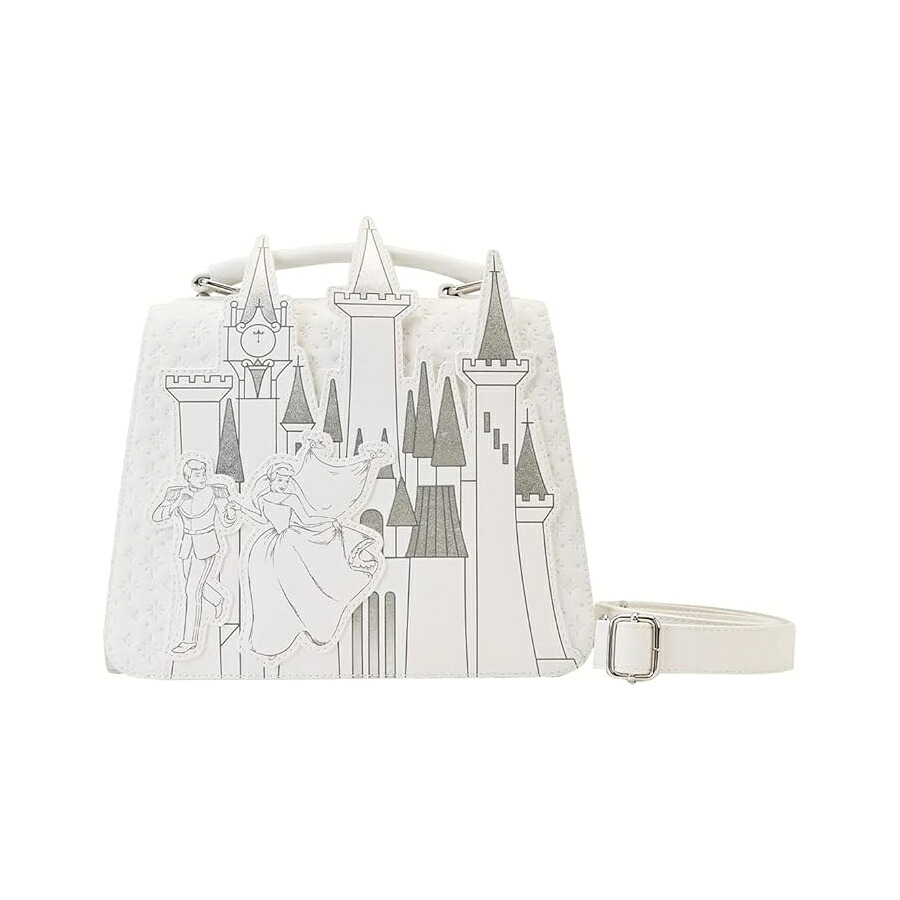 待ち合い室飛球 ウォルトディズニー シンデレラ ハッピーエバーアフター クロスボディバッグ Loungefly Disney Cinderella Happily Ever After Crossbody Bag