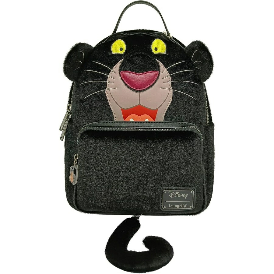 Loungefly ウォルトディズニーのジャングル読みもの バギーラ コスプレ ダブルス落とし穴 ショルダーバッグ Loungefly Disney\u0027s The Jungle Book Bagheera Cosplay Double Strap Shoulder Bag