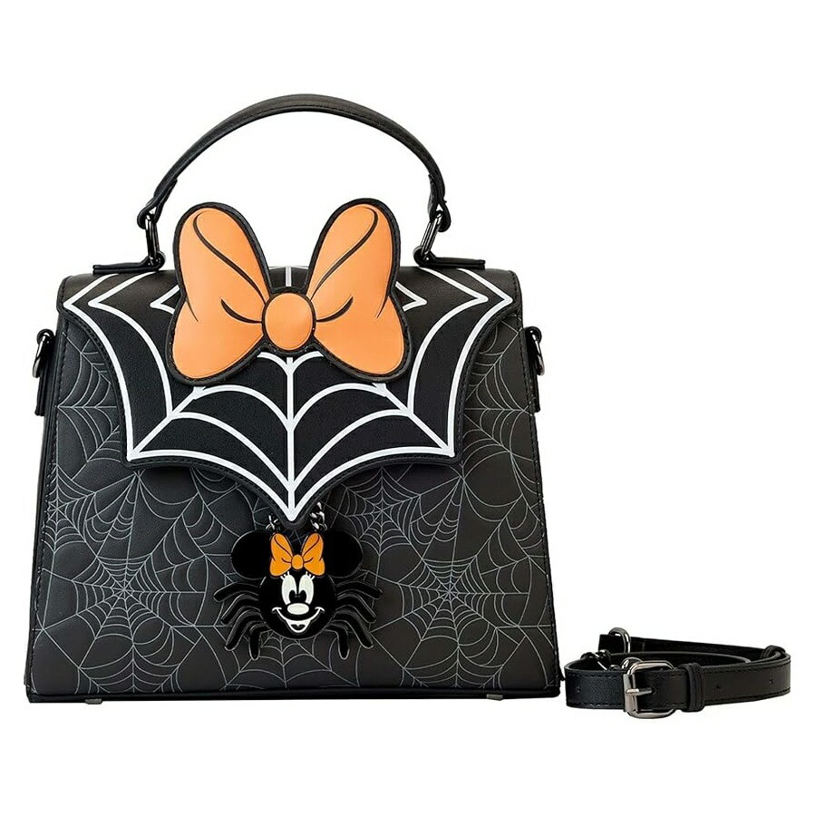 待ち合い室飛球 ウォルトディズニー ミニーマウス 細蟹 クロスボディバッグ Loungefly Disney Minnie Mouse Spider Crossbody Bag