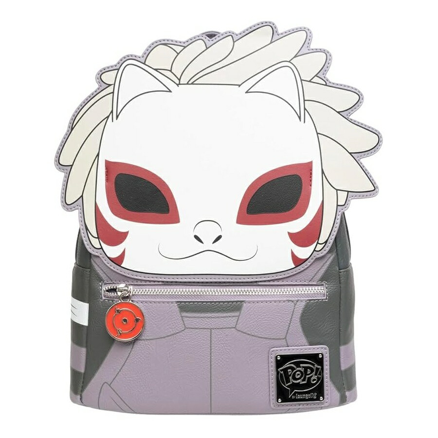 Loungefly NARUTO 受けが良い はたけカカシ アンブ 恍ける ミニ うしろ側容器に並べる Entertainment Earth 制限事項 Loungefly Naruto Pop Kakashi Hatake Anbu Mask Mini-Backpack Entertainment Earth Exclusive