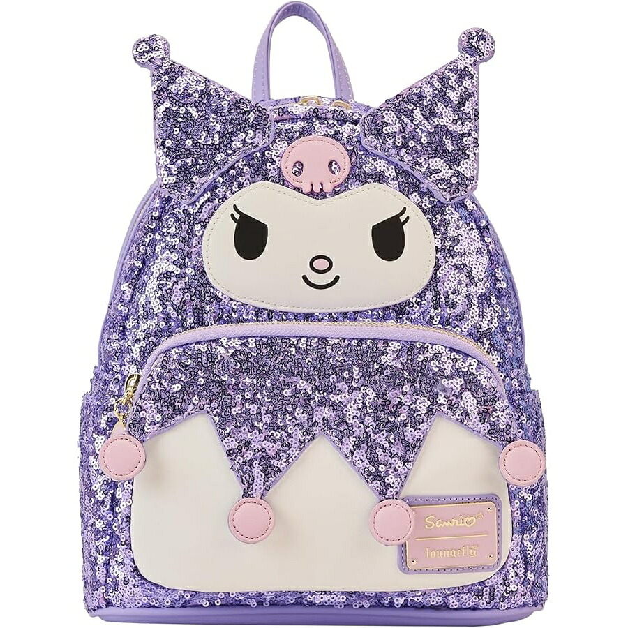 ラウンジフライ サンリオ スパンコール クロミ ミニリュック Loungefly Sanrio Sequin Kuromi Mini Backpack｜i-selection