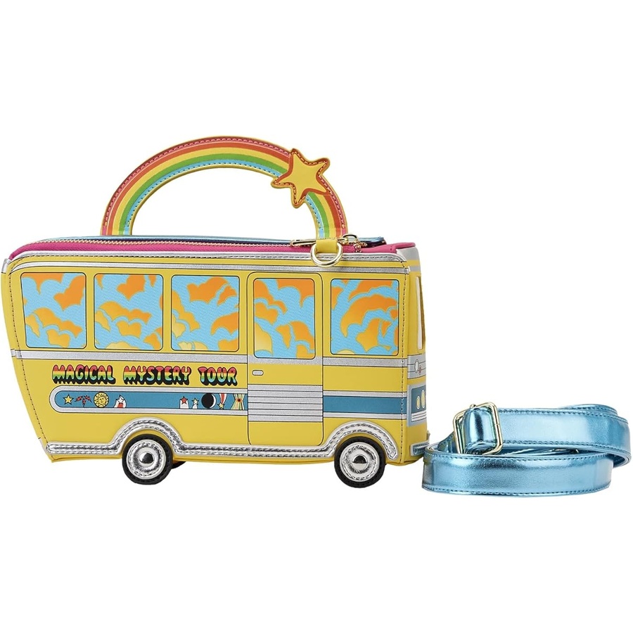 ラウンジフライ ビートルズ マジック ミステリー ツアー バス クロスボディ Loungefly Beatles Magic Mystery Tour Bus Crossbody|i-selection