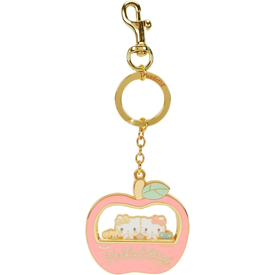 ラウンジフライ サンリオ ハローキティ カーニバル アップルキーホルダー Loungefly SANRIO HELLO KITTY CARNIVAL APPLE KEYCHAIN|i-selection