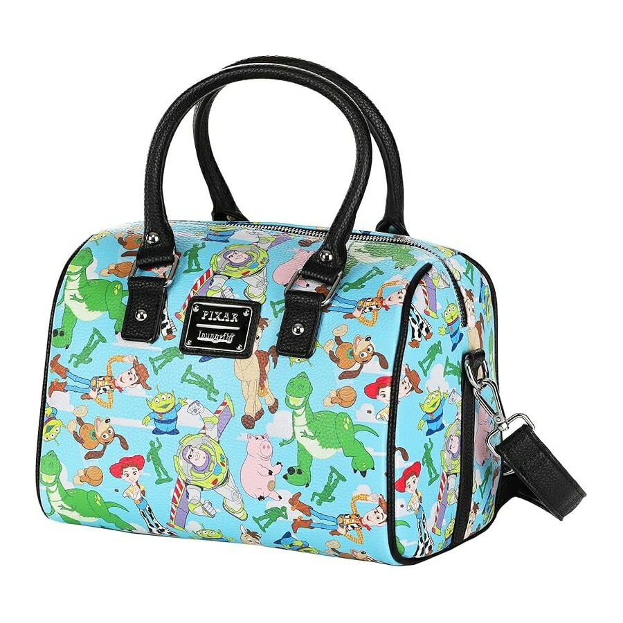 Loungefly 手あそび 謂われ因縁 はりつけ台上半身 肩先 蝦蟇口 Loungefly Toy Story Cross Body Shoulder Purse