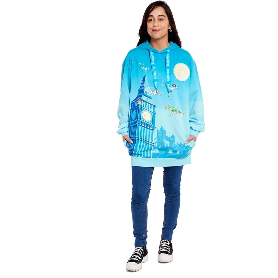 【XLサイズ】 ラウンジフライ ディズニー ピーターパン ユー キャン フライ パーカー Loungefly Disney Peter Pan You Can Fly Hoodie|i-selection