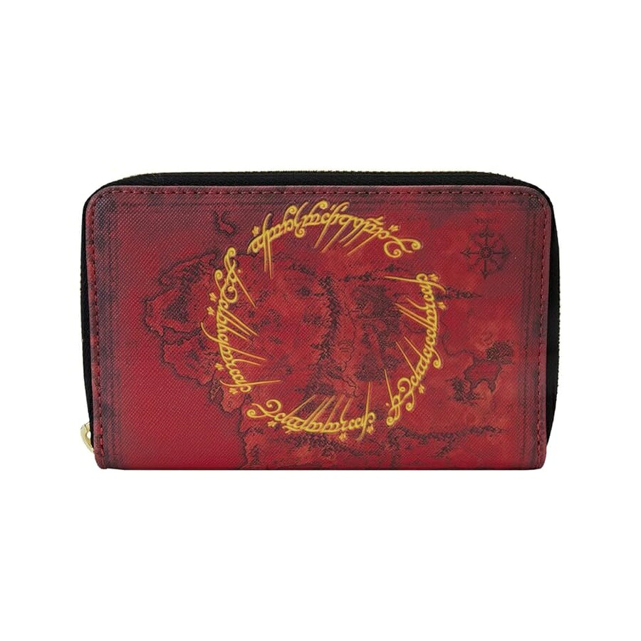 ラウンジフライ ロード オブ ザ リング ザ ワン リング グロー ジップ アラウンド ウォレット Loungefly The Lord of the Rings The One Ring Glow Zip Around Wallet|i-selection