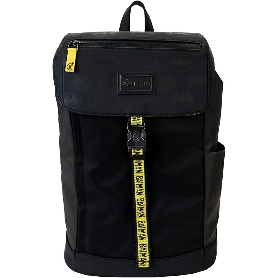 Loungefly Collectiv バットマン 85 周年不死化旅行者 うしろ側容器に並べる Loungefly Collectiv Batman 85th Anniversary Travelr Backpack