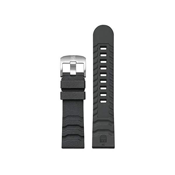 ルミノックス Luminox 腕時計 時計 ウォッチ パシフィックダイバー メンズ 男性用 時計バンド 時計ベルト 交換バンド 交換ベルト 替えバンド 替えベルト ラバーバンド ミリタリー Luminox Men's Pacific Diver Series 3120 Black Rubber Watch Band｜i-selection