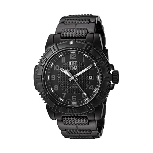 ルミノックス Luminox 腕時計 時計 ウォッチ モダンマリナー メンズ 男性用 ミリタリー Luminox Men's 'Modern Mariner' Swiss Quartz and Stainless-Steel-Plated Watch, Color:Black (Model: 6252.BO)