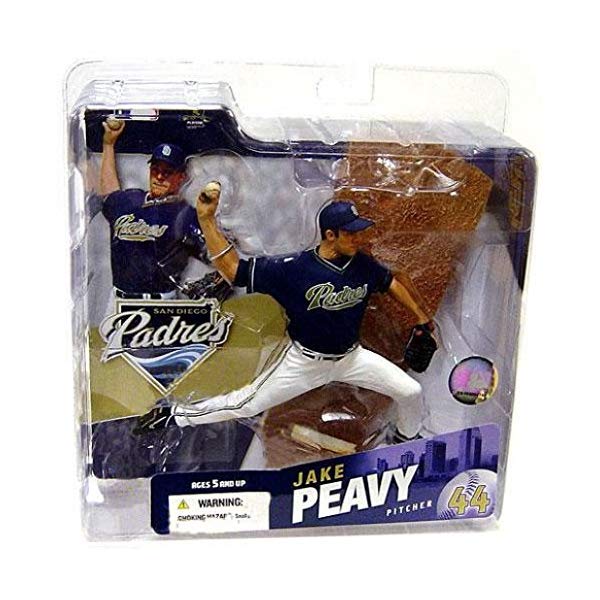 マクファーレン トイズ MLB メジャーリーグ ベースボール 大リーグ アクション フィギュア ダイキャスト McFarlane Toys 6" MLB Series 16 - Jake Peavy|i-selection