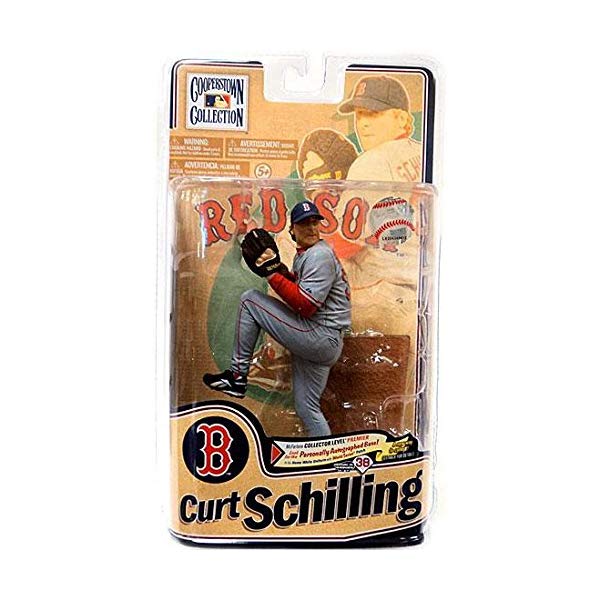 マクファーレン トイズ MLB メジャーリーグ ベースボール 大リーグ アクション フィギュア ダイキャスト McFarlane Toys MLB Cooperstown Series 8 Action Figure Curt Schilling (Boston Red Sox)|i-selection