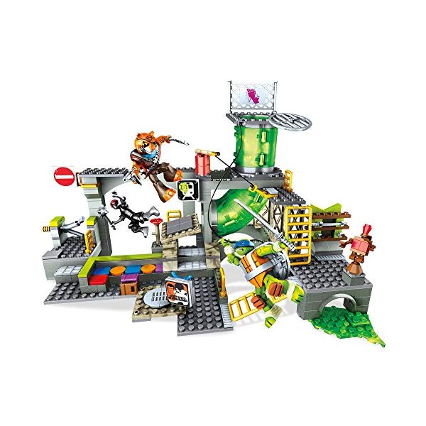 メガブロック メガコンストラックス タートルズ ブロック Mega Construx Teenage Mutant Ninja Turtles Turtle Sewer Lair Building Set