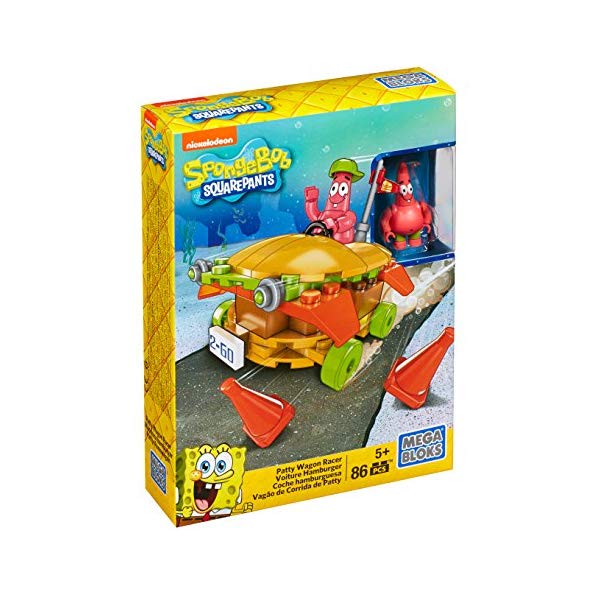 福袋 セット Patty Squarepants Spongebob Bloks Mega おもちゃ ブロック スポンジボブ メガブロック Wagon Playset Racer Grupocipsa Com